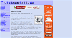 Desktop Screenshot of gichtanfall.de